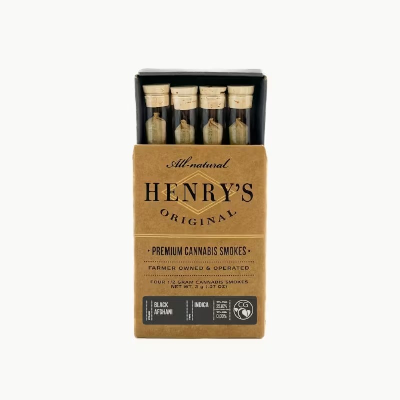 Henry's Black Afghani (I) Preroll 4pk 2g