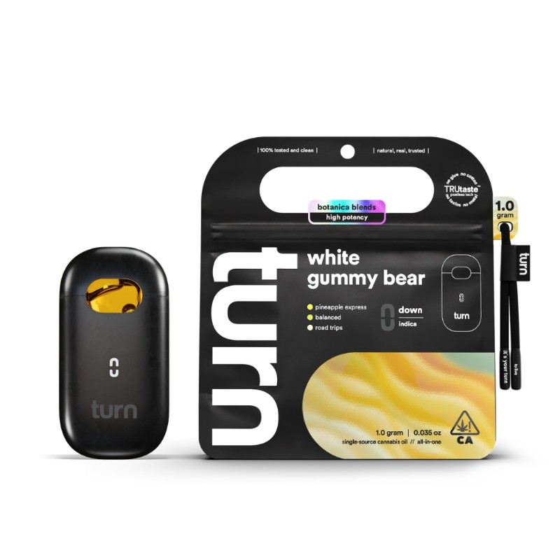 TurnOne White Gummy Bear (I) AIO 1g