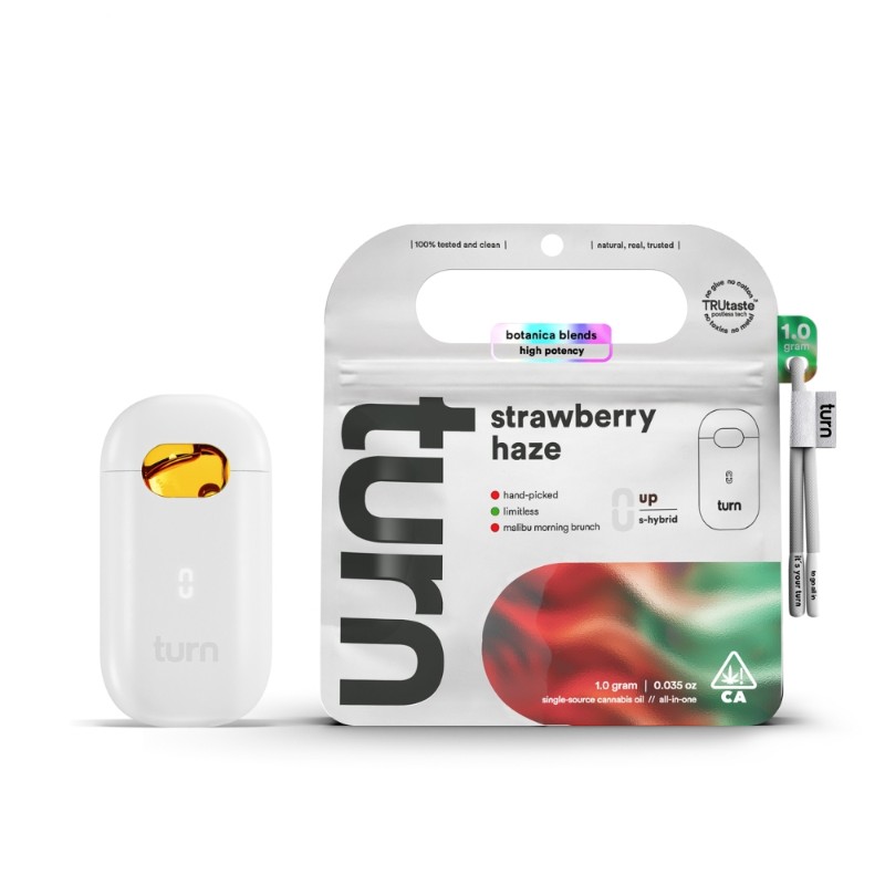 TurnOne Strawberry Haze (H) AIO 1g