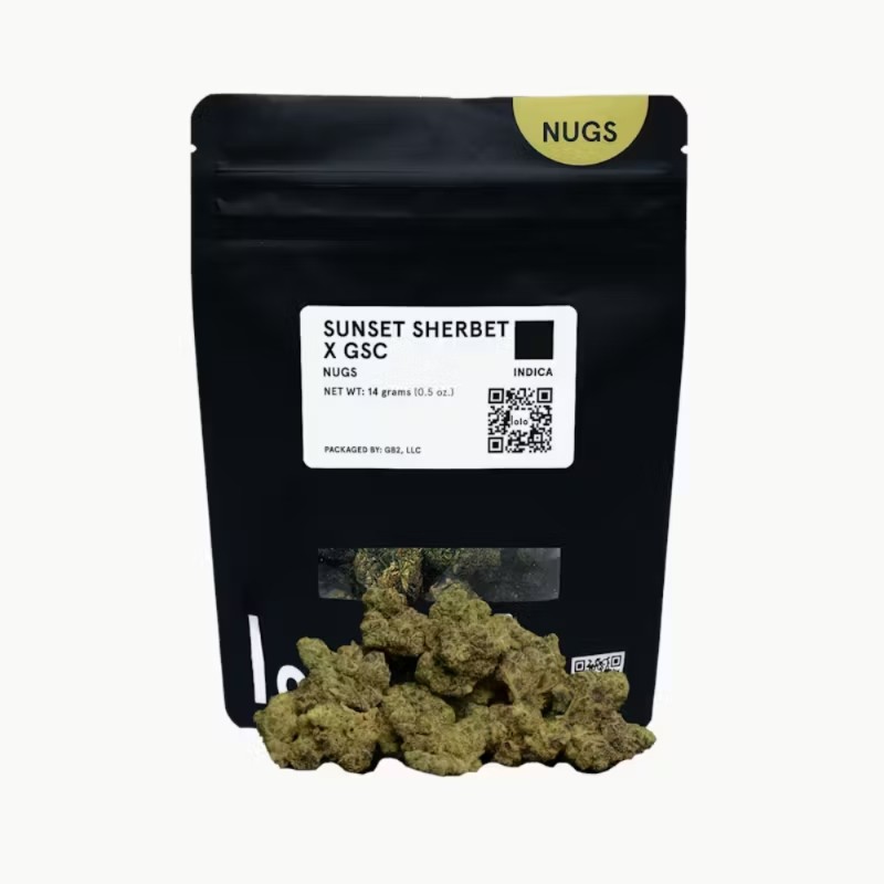 Lolo Black Sunset Sherb x GSC (I/H) Flower 3.5g