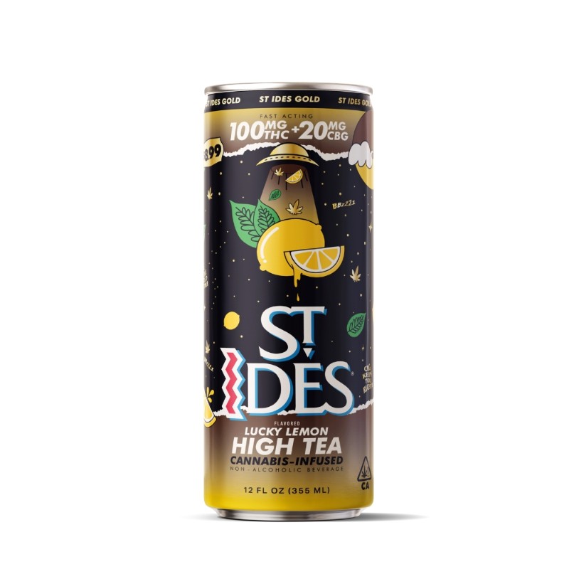 St Ides Lucky Lemon 5:1 THC:CBG High Tea Drink 120mg