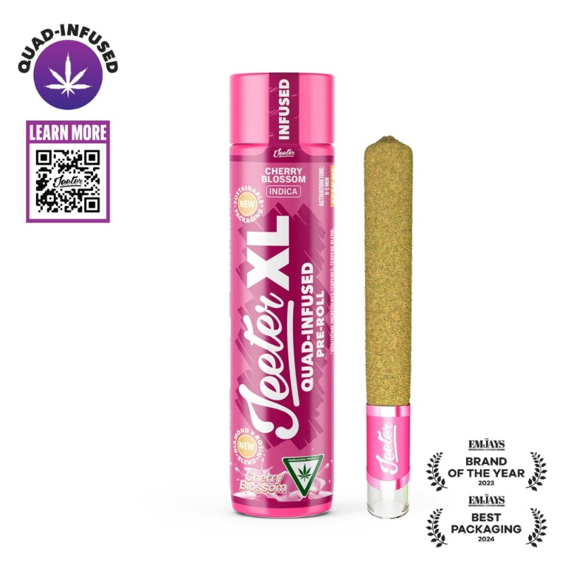 Jeeter XL Cherry Blossom (I) Rosin Infused Preroll 2g
