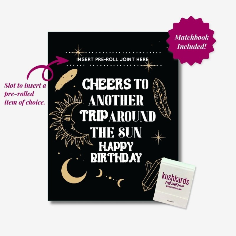 Kush Kards Another Trip Birthday Card