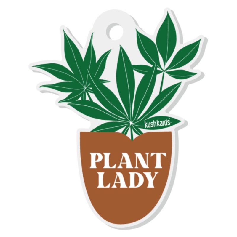 Kush Kards Plant Lady Sticker