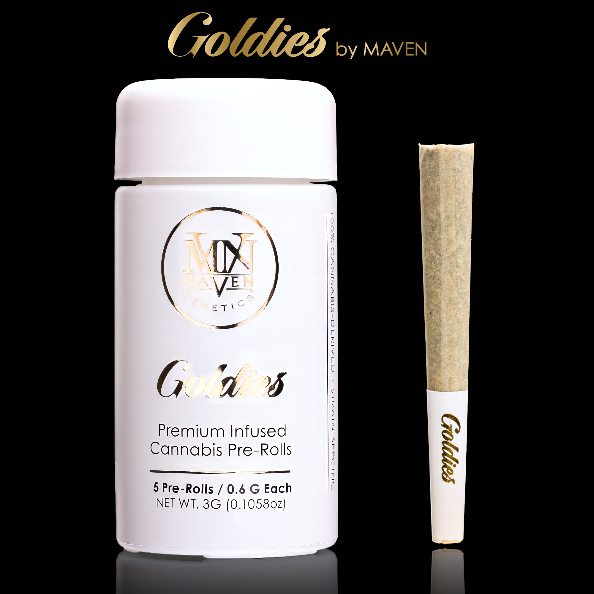 Maven | Infused Pre-Roll | Goldies | Key Lime Jack | 3g | 5pack