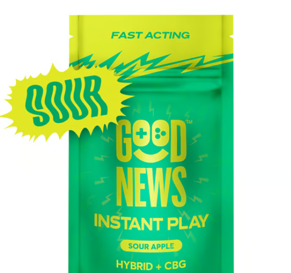 Good News Instant Play Sour Apple 100mg 20pk Gummies