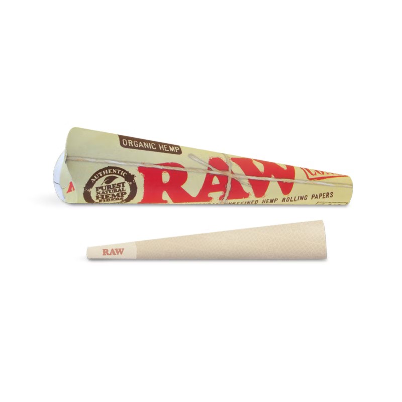 Raw Organic Hemp King Cones 3pk