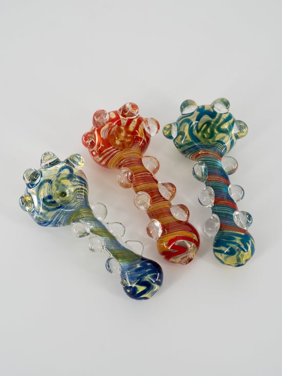 Got Vapes | 5" Colored Pipe with Marbles | Assorted Colors