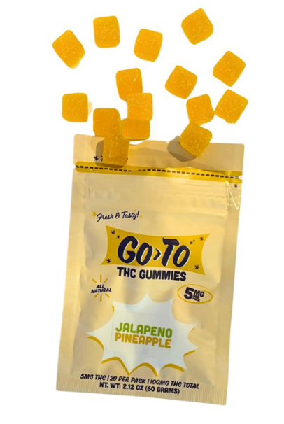 Go To Jalapeno Pineapple 100mg 20pk Gummies (V)