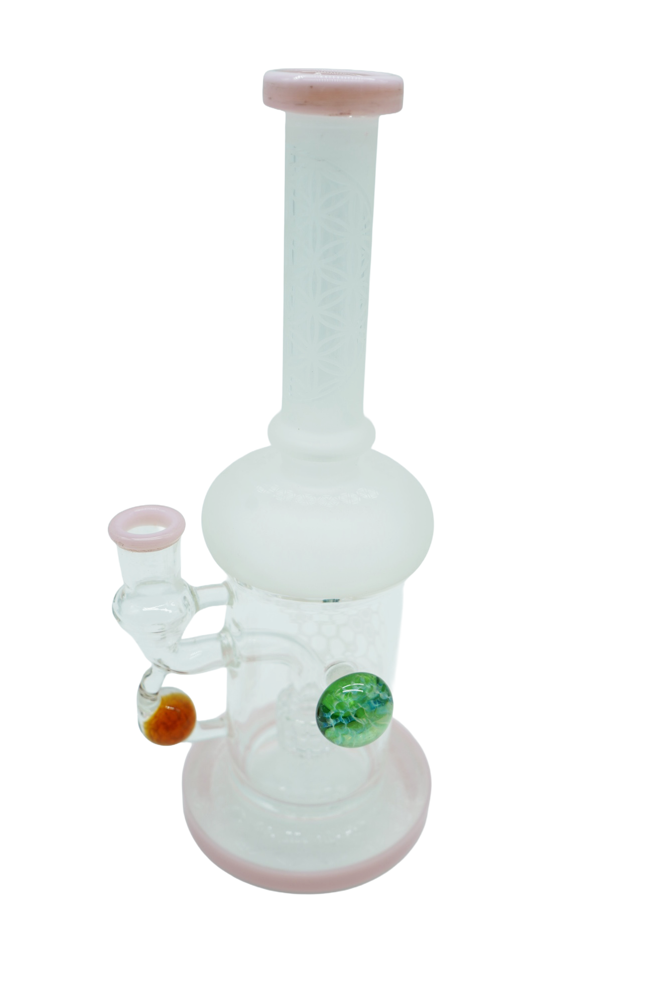 Got Vape | 9" Water Pipe | Honey Comb Perc | Pink
