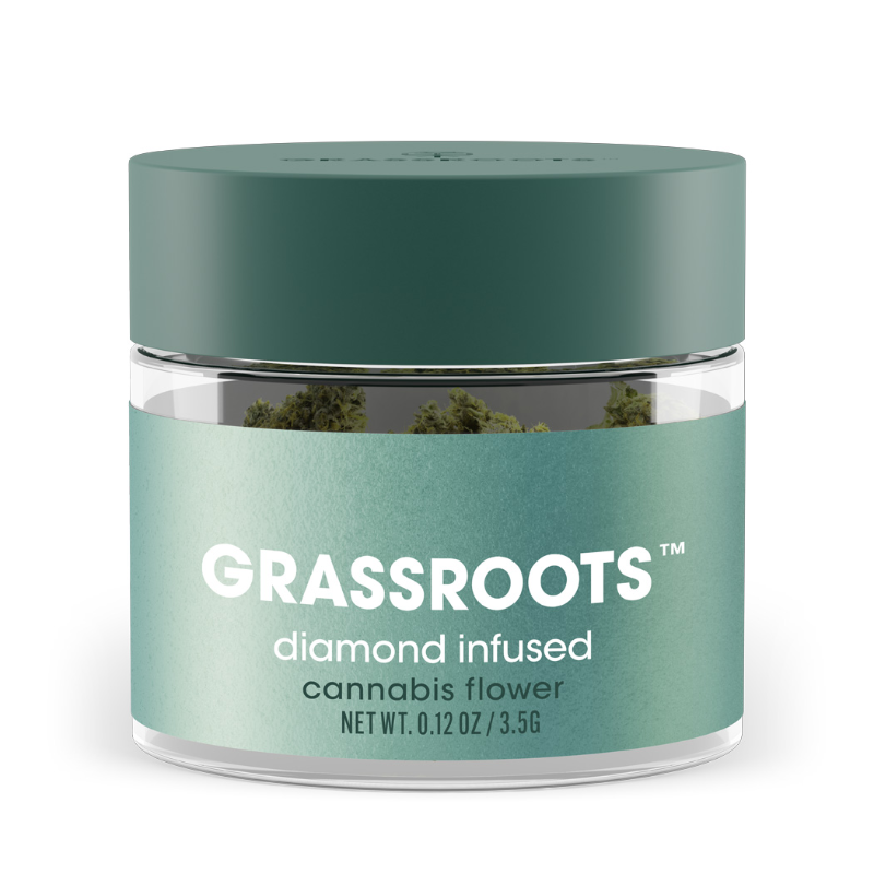Grassroots | Foreign Kush Mints | Diamond Infused | 3.5g