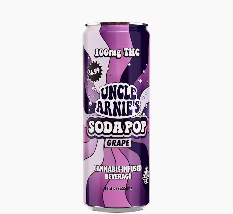 12oz 100mg Grape SodaPop