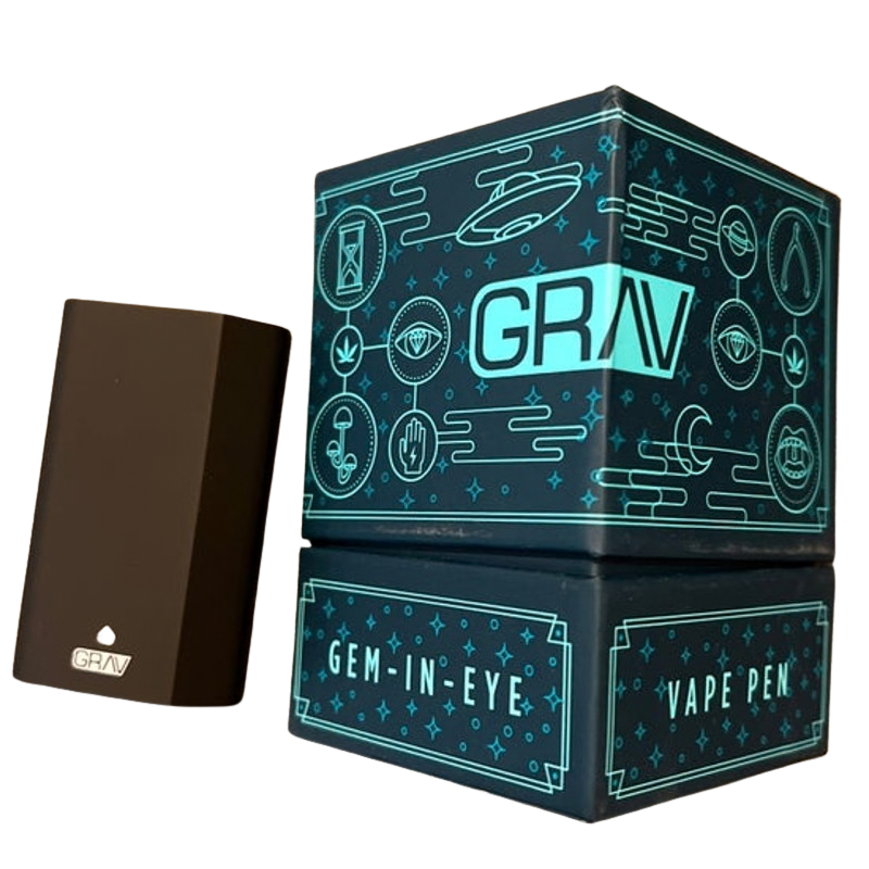 GRAV | Gem-In-Eye Vape Battery | Black