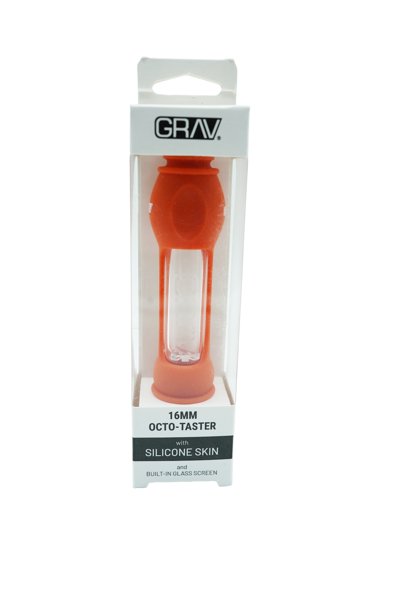 GRAV | 16mm Octo-Taster w/ Silicone | Orange