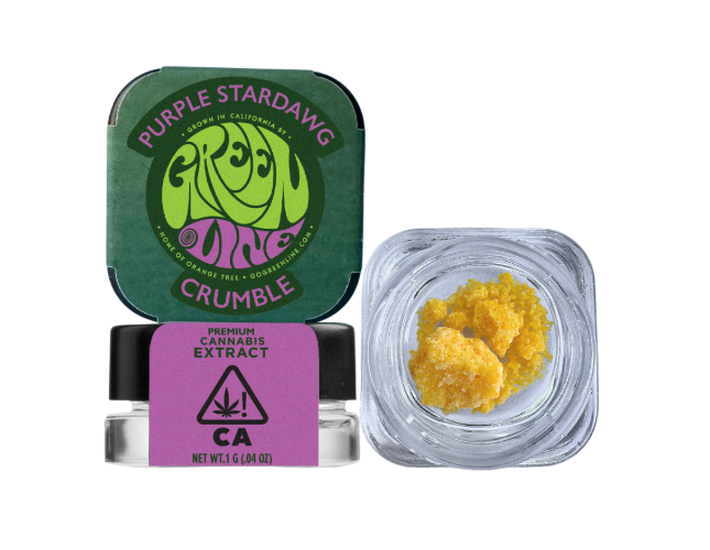 Green Line Crumble 1g Purple Stardawg