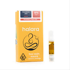 Halara Live Resin Sauce Cartridge 1g - Strawberry Jack (S)