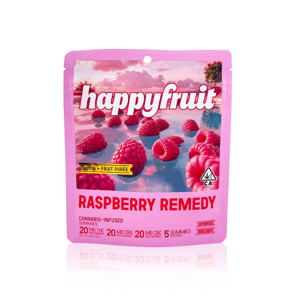 HAPPY FRUIT - Edible - Raspberry Remedy - Rosin Gummies - 100MG