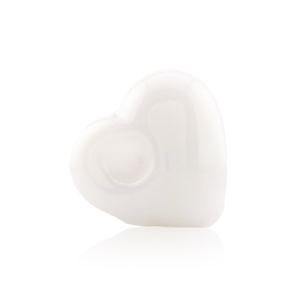 TROPICANNA - Glass - 3" Heart Pebble Hand Pipe - Assorted Colors