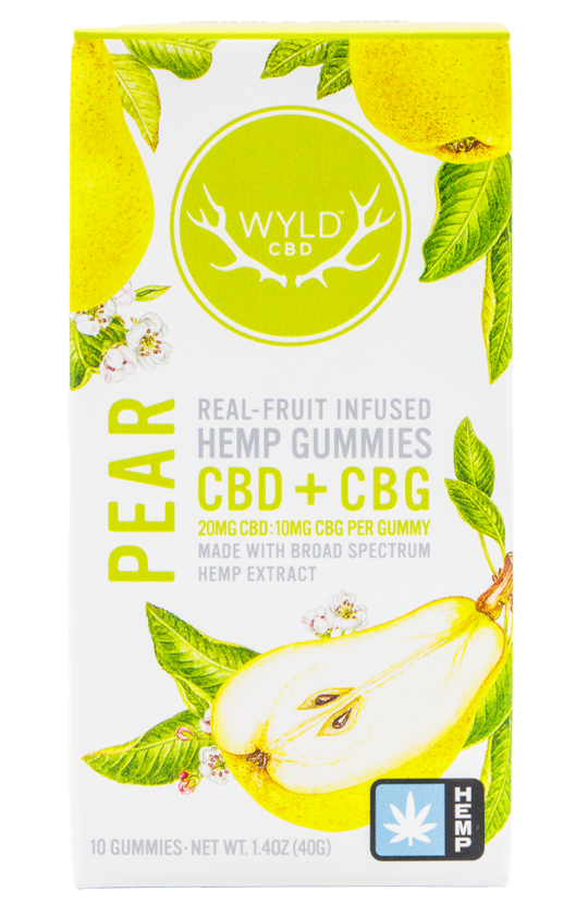 Wyld HEMP Pear 2:1 CBG 20pk