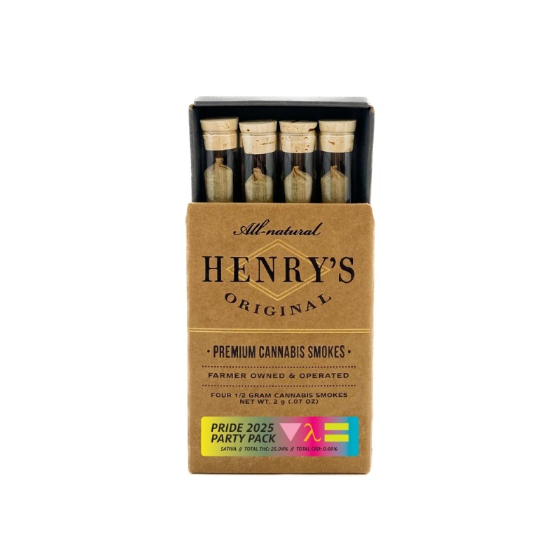 Henry's Pride Party (S) Preroll 4pk 2g