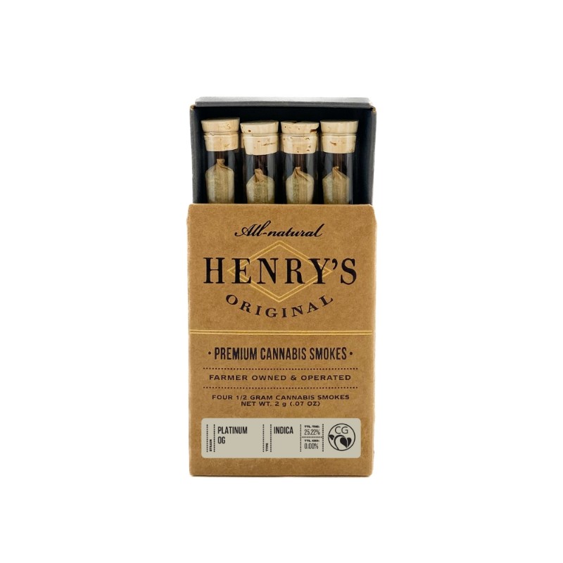 Henry's Platinum OG (I) Preroll 4pk 2g