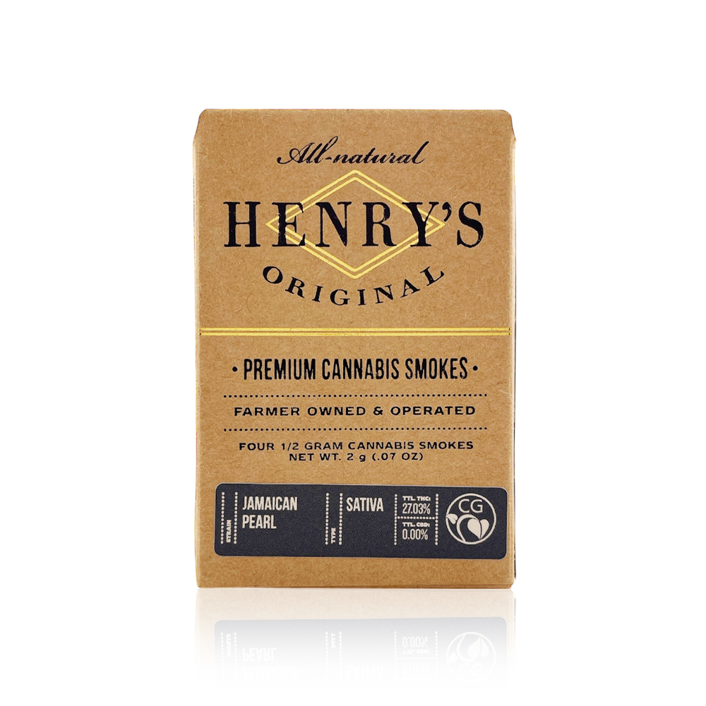 HENRY'S ORIGINAL - Preroll - Jamaican Pearl - 4-Pack - 2G