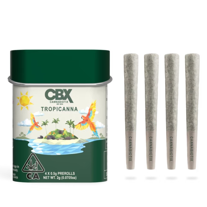 Cannabiotix Tropicanna (S) Preroll 4pk 2g