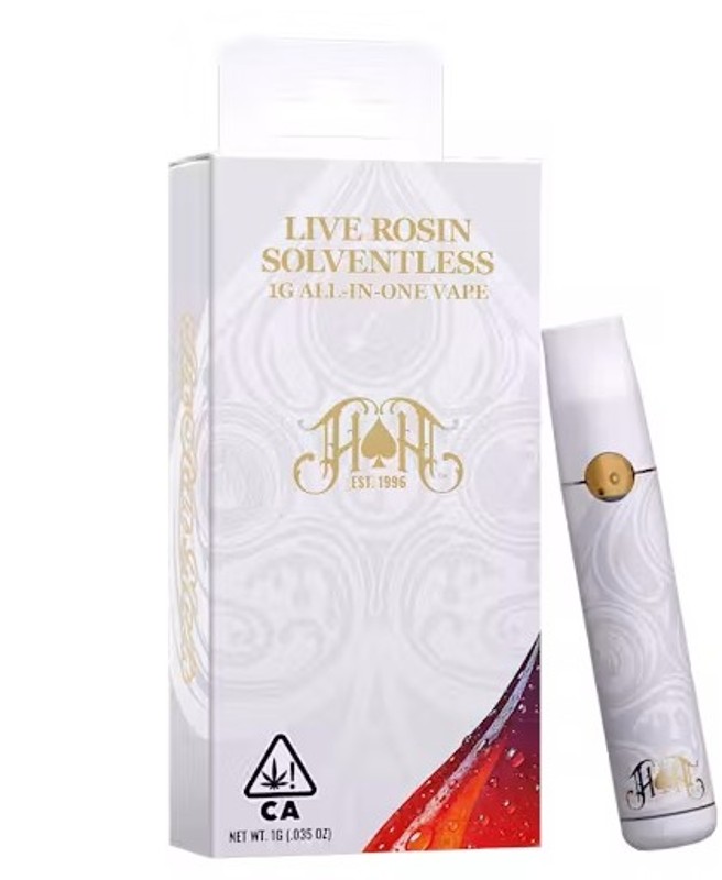 Heavy Hitters Huckleberry Hill Farms: Paradises Rose Live Rosin (I) AIO 1g