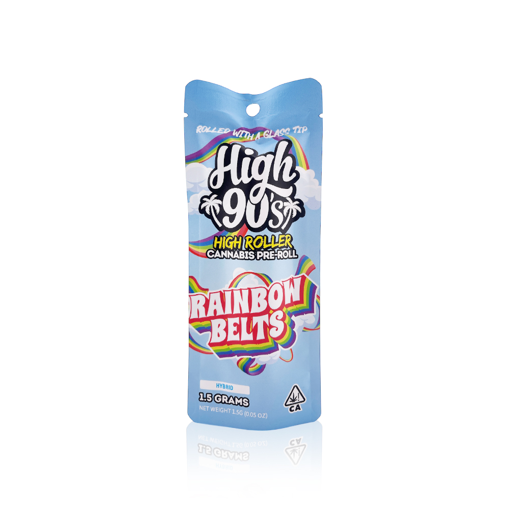 HIGH 90'S - Preroll - Rainbow Belts - High Roller - 1.5G