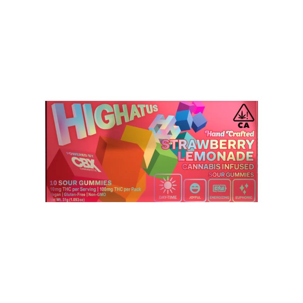 Highatus Sour Gummies Strawberry Lemonade