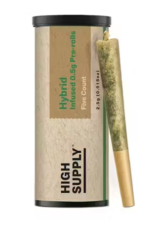 High Supply Sweet Thang 0.5g 5pk Crumble & Sand Infused Prerolls