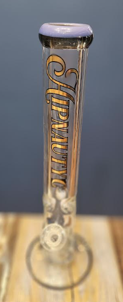 Hipnautyc | 2-Tone Straight Waterpipe | Purple