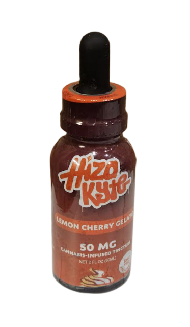 Hiza Kyte Shots | Lemon Cherry Gelato THC Tincture | 50mg THC