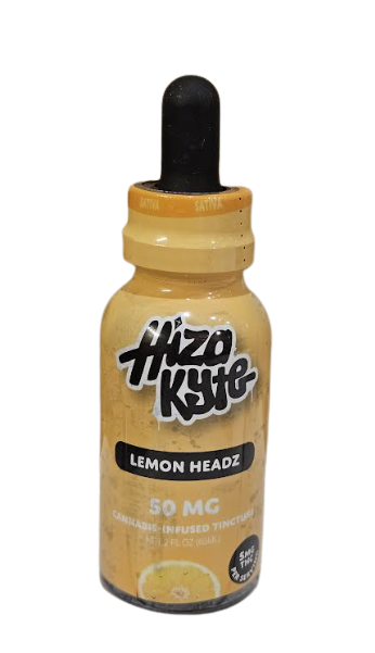 Hiza Kyte Shots | Lemon Headz THC Tincture | 50mg THC