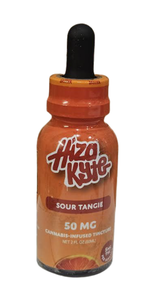 Hiza Kyte Shots | Sour Tangie THC Tincture | 50mg THC