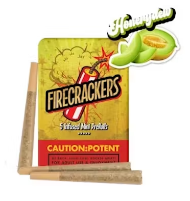 Firecrackers Honeydew 0.7g 5pk Infused Prerolls
