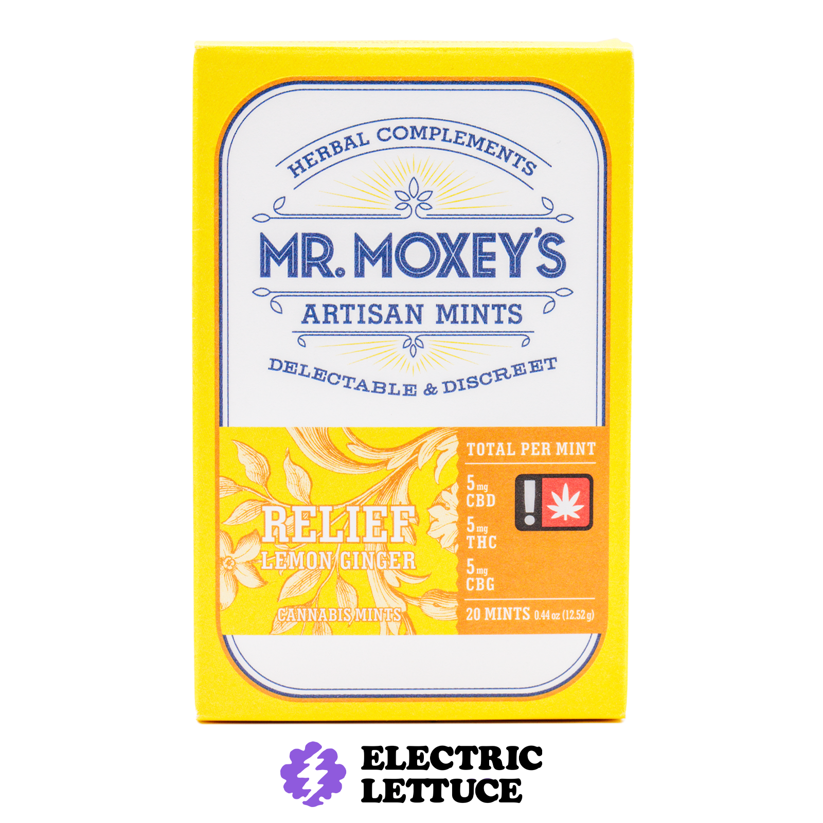 Mr. Moxey's 1:1:1 Ginger Relief Mints 100mg