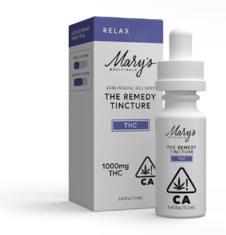 Mary's The Remedy Relax THC Tincture 1000mg