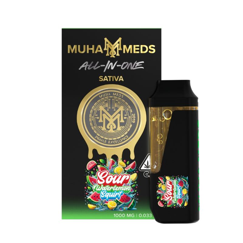 Muha Meds Sour Watermelon Squirt (S) AIO 1g