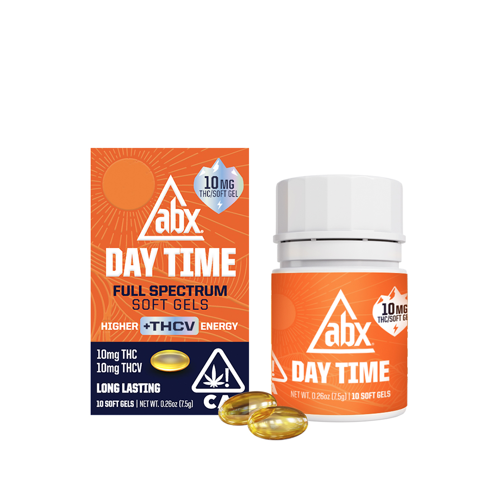 ABSOLUTE XTRACTS: Daytime Full Spectrum +THCv Soft Gels 10mg/10 Capsules (S)