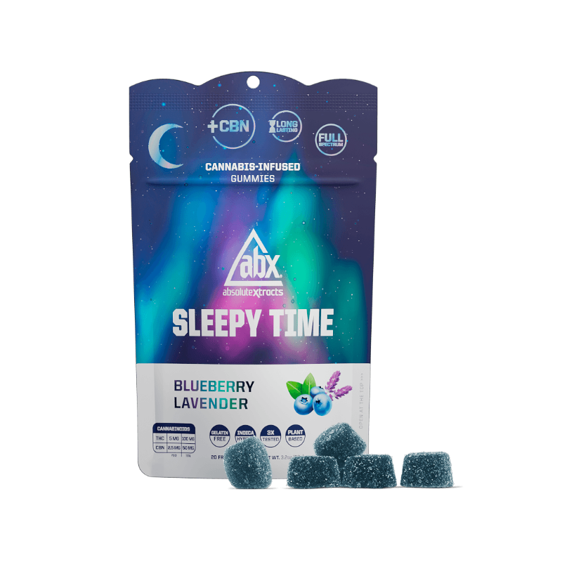 ABX Sleepytime Blueberry Lavender CBN Gummies 20pk 100mg