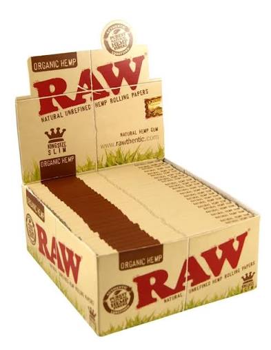 Raw Organic Hemp King Slim WITH TIPS