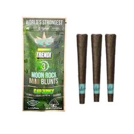 Presidential Mini Infused 3pk Blunts 2.1g Cap Junky