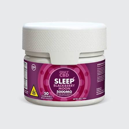 Only CBD Gummies Sleep BlackBerry Moon 5000mg