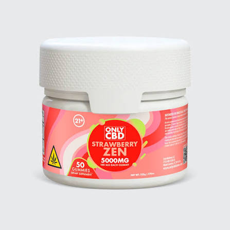 Only CBD Gummies Strawberry Zen 5000mg 50ct