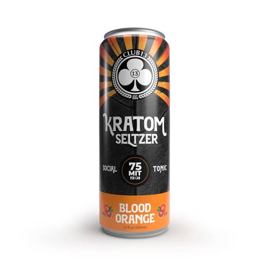 Natural Kratom Seltzer - Mango