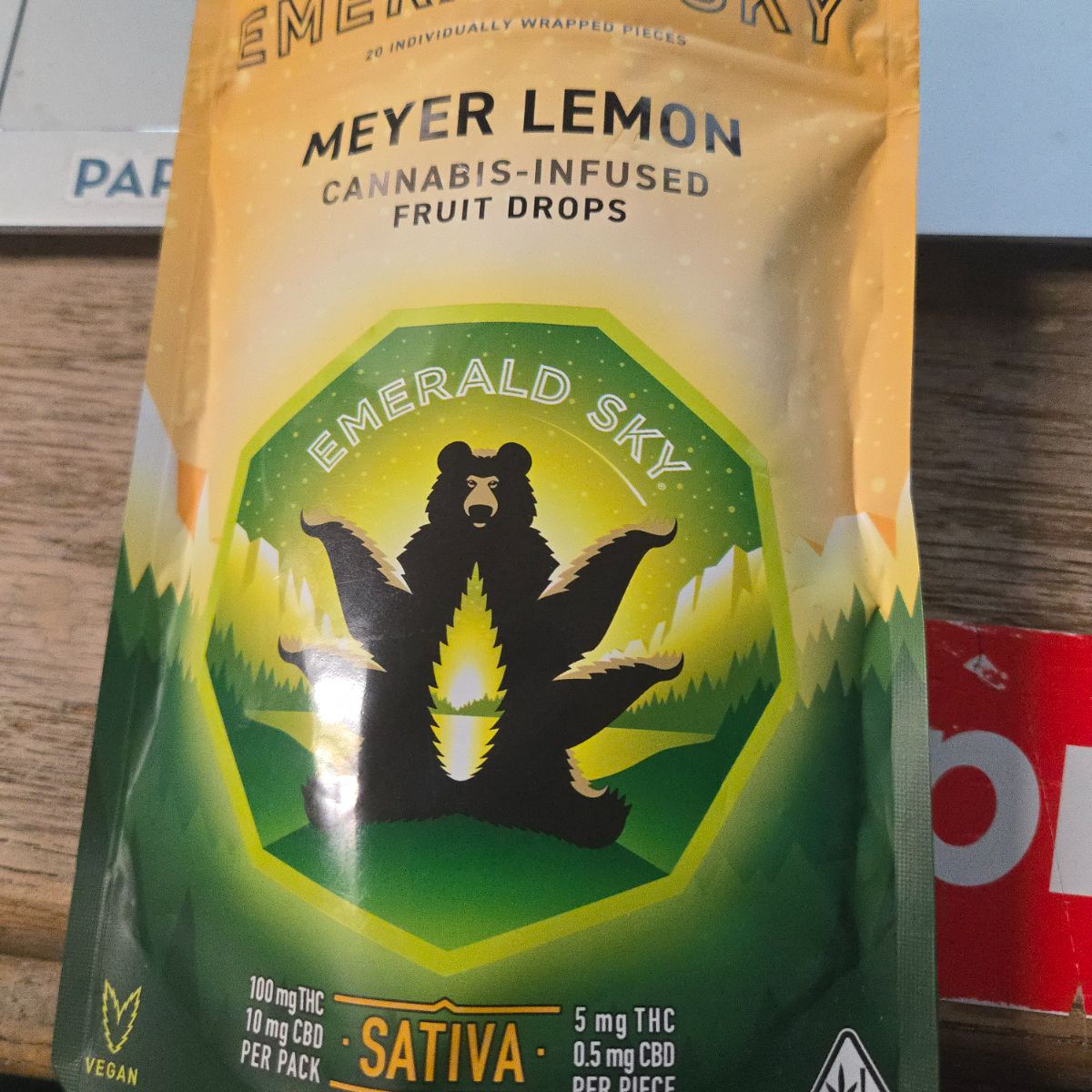 20pk Meyer Lemon Hard Fruit Drops