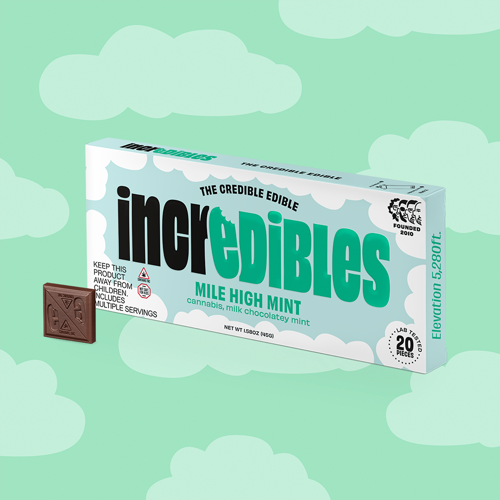 incredibles - Mile High Mint - Chocolate - 100mg