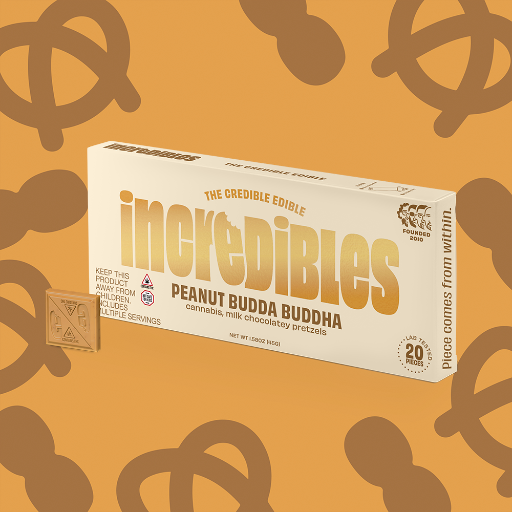 Peanut Budda Buddha Bar | Chocolate | 20 pack | 100mg THC
