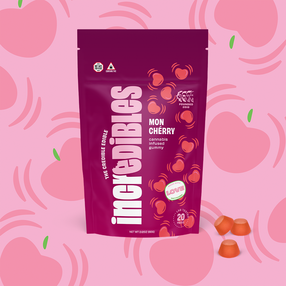 Incredibles Mon Cherry Gummies 100mg 10pk